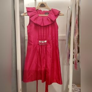Nicole Miller pink party dress size 12 girls